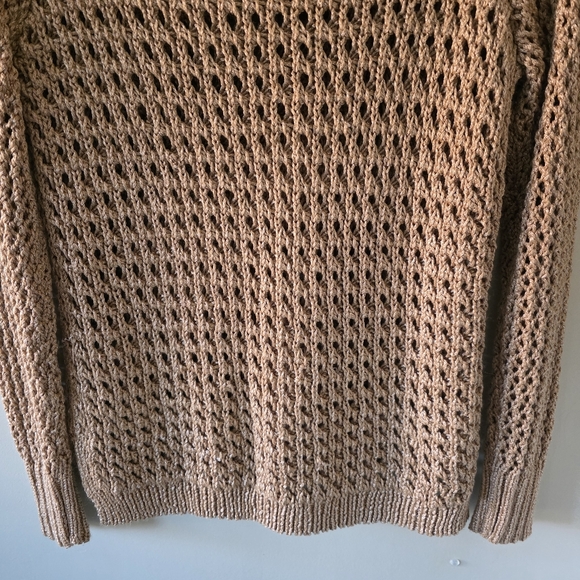 Lucky Brand M Vintage Y2K Bohemian Western Festival Coachella Open Knit Sweater - Picture 13 of 15